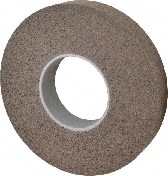 3M - 12" Diam, 5" Center Hole, Very Fine Grade, Aluminum Oxide Deburring Wheel - Caliber Tooling