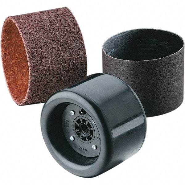 Dynabrade - 3-1/2" Wide Power Sander Pneumatic Wheel Kit - 5" Diam - Caliber Tooling