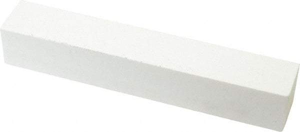 Norton - 220 Grit Aluminum Oxide Square Dressing Stick - 6 x 1 x 1, Very Fine Grade, Vitrified Bond - Caliber Tooling