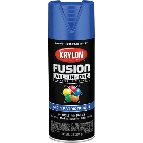 Krylon - Spray Paints Type: Acrylic Enamel Spray Paint Color: Patriotic Blue - Caliber Tooling