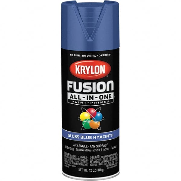 Krylon - Spray Paints Type: Acrylic Enamel Spray Paint Color: Blue Hyacinth - Caliber Tooling