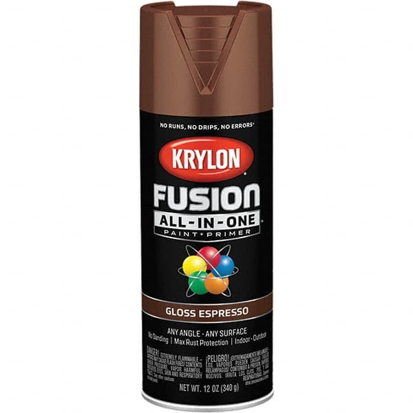 Krylon - Spray Paints Type: Acrylic Enamel Spray Paint Color: Espresso - Caliber Tooling