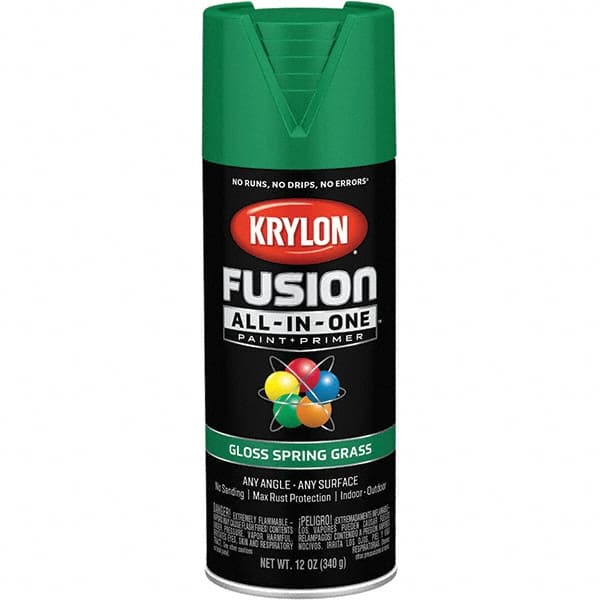 Krylon - Spray Paints Type: Acrylic Enamel Spray Paint Color: Spring Grass - Caliber Tooling