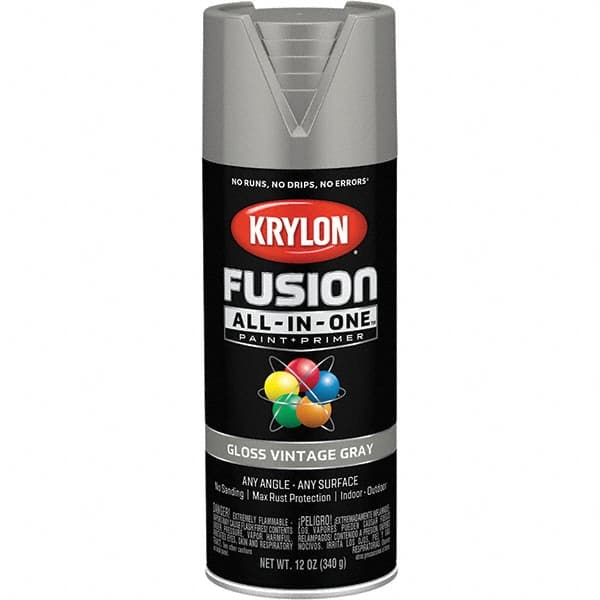 Krylon - Spray Paints Type: Acrylic Enamel Spray Paint Color: Vintage Gray - Caliber Tooling