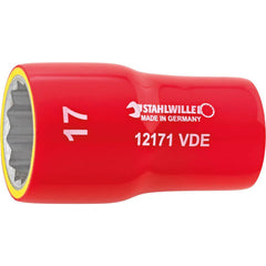 Specialty Sockets; Type: Non-Impact; Drive Size: 0.375 in; Socket Size: 10 mm; Insulated: Yes; Non-sparking: No; Tether Style: Not Tether Capable; Features: Anti-Slip Drive profile; Thin wall; Finish/Coating: Chrome-Plated; Finish: Chrome-Plated; Drive Si