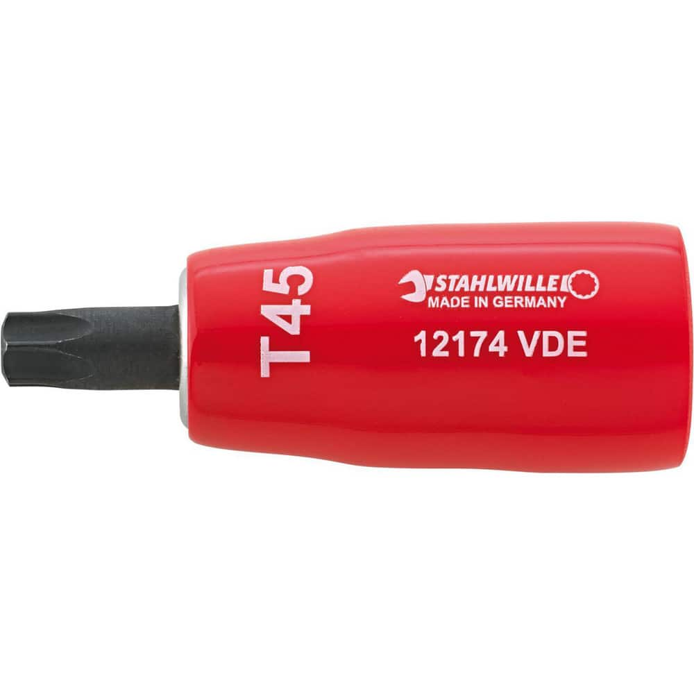 Specialty Sockets; Type: Non-Impact; Drive Size: 0.375 in; Socket Size: T25; Insulated: Yes; Non-sparking: No; Tether Style: Not Tether Capable; Features: Insulated up to 1000V; Finish/Coating: Chrome-Plated; Finish: Chrome-Plated; Drive Size: 0.375 in; S