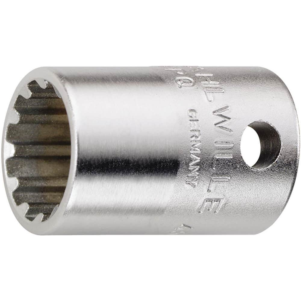 Specialty Sockets; Type: Spline Socket; Drive Size: 0.375 in; Socket Size: SP16; Insulated: No; Non-sparking: No; Tether Style: Not Tether Capable; Features: Thin wall; Finish/Coating: Chrome-Plated; Finish: Chrome-Plated; Drive Size: 0.375 in; Socket Typ