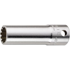 Specialty Sockets; Type: Spline Socket; Drive Size: 0.375 in; Socket Size: SP12; Insulated: No; Non-sparking: No; Tether Style: Not Tether Capable; Features: Thin wall; Finish/Coating: Chrome-Plated; Finish: Chrome-Plated; Drive Size: 0.375 in; Socket Typ