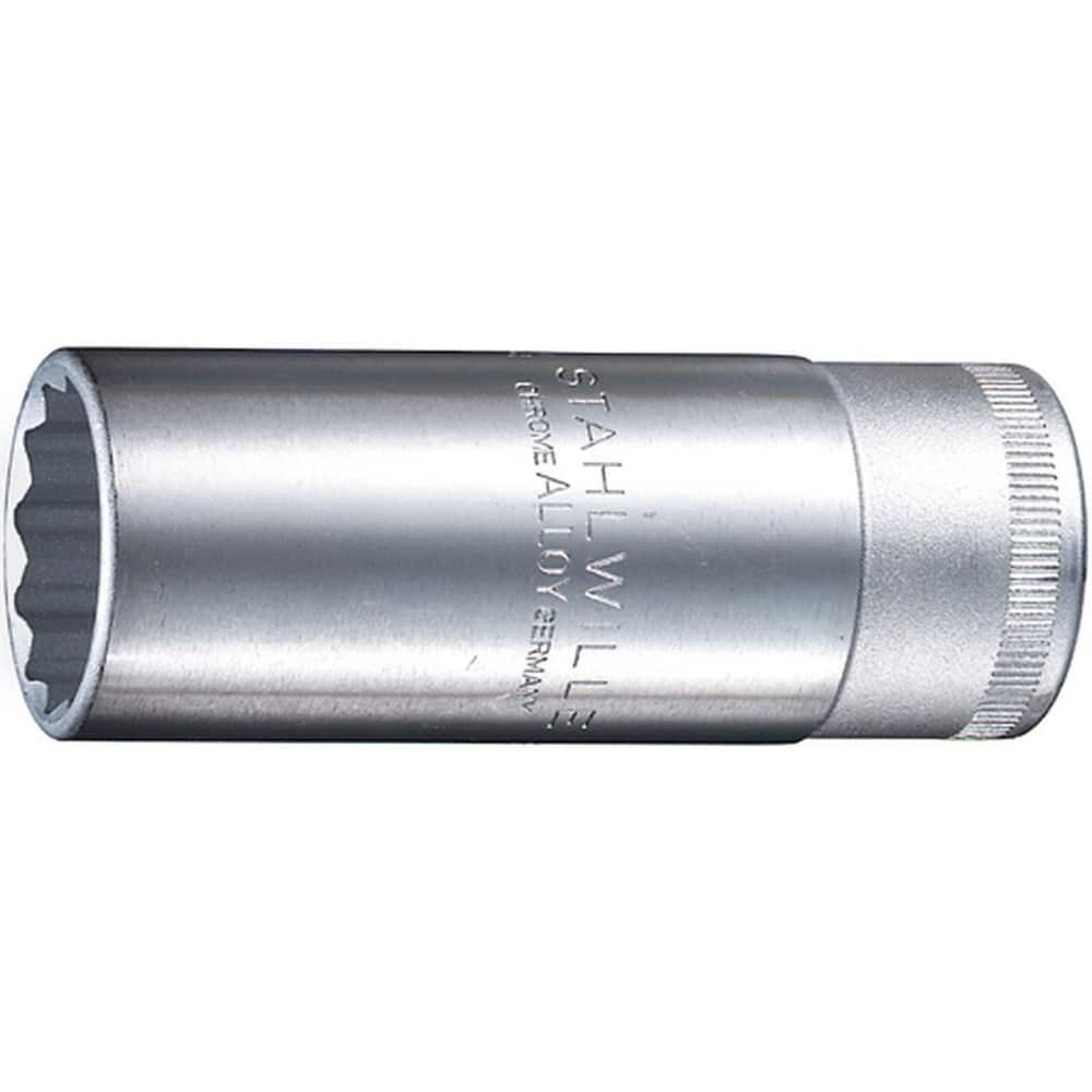 Hand Sockets; Socket Type: Deep Socket; Drive Size: 1/2 in; Socket Size (mm): 21; Drive Style: Hex; Overall Length (Decimal Inch): 3.2700; Material: Steel; Insulated: No; Tether Style: Not Tether Capable; Features: Anti-Slip Drive profile; Thin wall; Coat