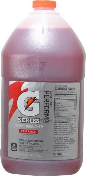 Gatorade - 1 Gal Bottle Fruit Punch Activity Drink - Liquid Concentrate, Yields 6 Gal - Caliber Tooling