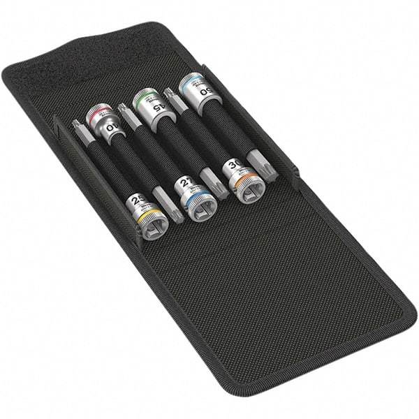 Wera - Hex & Torx Bit Socket Sets Type: Torx Bit Socket Set Drive Size: 3/8 - Caliber Tooling