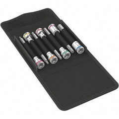 Wera - Hex & Torx Bit Socket Sets Type: Hex Bit Socket Set Drive Size: 3/8 - Caliber Tooling