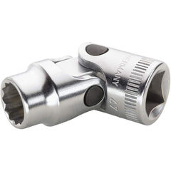 Hand Sockets; Socket Type: Flex Socket; Drive Size: 3/8 in; Socket Size (Inch): 11/16; Drive Style: Hex; Overall Length (Decimal Inch): 1.8200; Material: Steel; Insulated: No; Tether Style: Not Tether Capable; Features: Anti-Slip Drive profile; Thin wall;