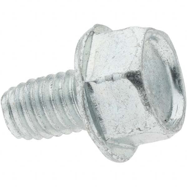 Value Collection - M6x1.0 Coarse 12mm Long Hex Thread Cutting Screw - Caliber Tooling