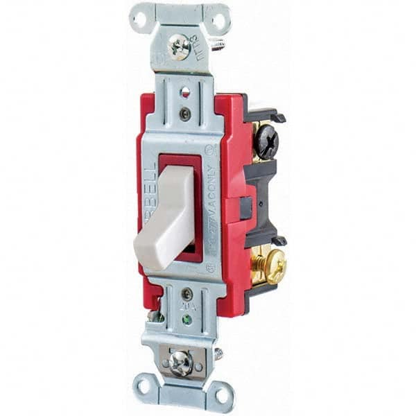 Hubbell Wiring Device-Kellems - Toggle Switches Switch Type: Heavy Duty Switch Sequence: Off-On - Caliber Tooling