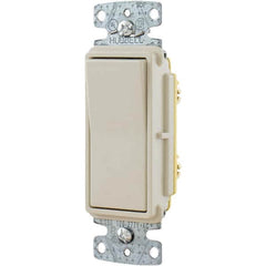 Rocker Switches; Switch Type: General Purpose; Switch Sequence: Off-On; Contact Form: SPST; Operation Type: Maintained (MA); Maximum Amperage At 125 Volts: 15 A; Terminal Type: Wire Nut; Maximum Amperage At 250 Volts: 15 A; Mount Type: Box Mount; Maximum