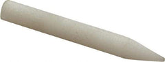 Norton - 1" Long x 1/8" Wide Novaculite Sharpening Stone - Point, Extra Fine Grade - Caliber Tooling