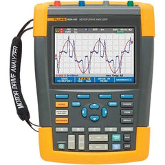 Fluke - 3 Phase, 1,000 VAC, 0.01 to 400 Amp Capability, 500 Hz Calibration, VGA Display Power Meter - ±(3% + 10 Counts) Excluding Current Clamp Current Accuracy, ±(3% + 10 Counts) Voltage Accuracy - Caliber Tooling