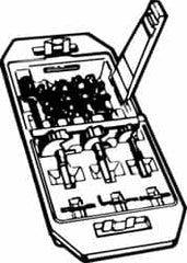 Drill Bit Set: 8 Pc Bright/Uncoated, Standard, Straight Shank