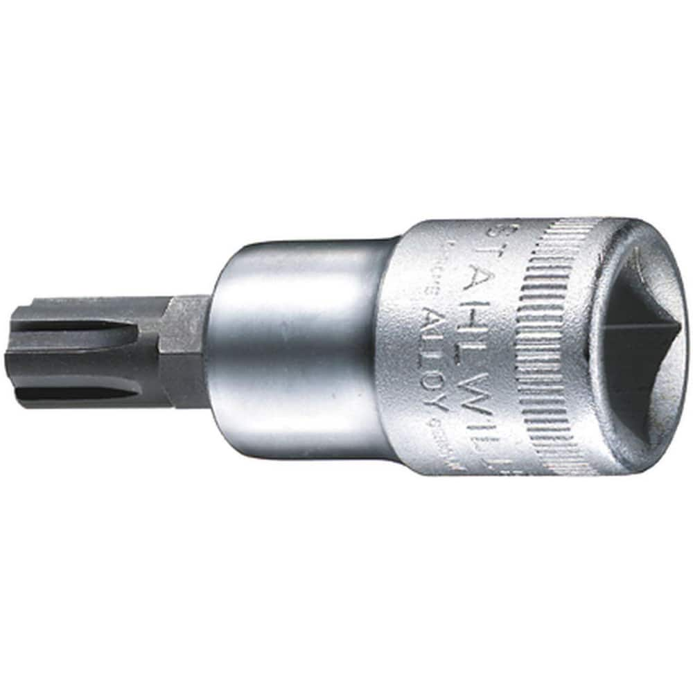 Screwdriver & Drag Link Sockets; Type: Ribe-CV Screwdriver Socket; Drive Size (Inch): 0.5 in; Blade Width (mm): 23.7 mm; Blade Thickness (Decimal Inch): 1 mm; Point Size: M13; Finish: Chrome-Plated; Insulated: No; Non-sparking: No; Tether Style: Not Tethe