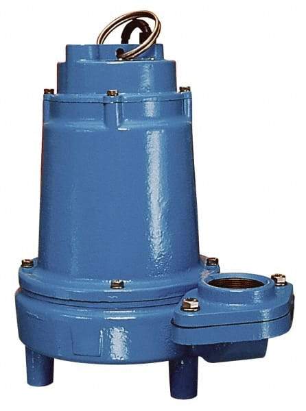 Little Giant Pumps - 1 hp, 10 Amp Rating, 230 Volts, Nonautomatic Operation, Effluent Pump - 1 Phase, Cast Iron Housing - Caliber Tooling