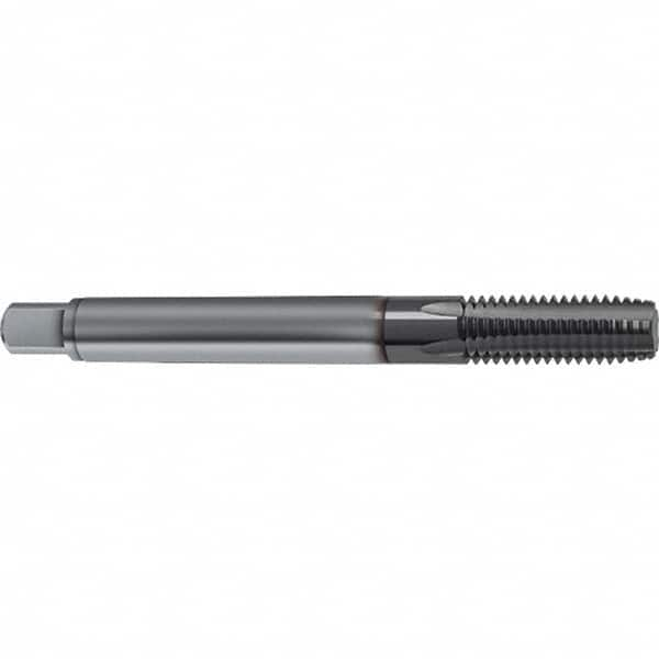 Guhring - M8x1.00 Metric 5 Flute 6HX Plug Spiral Flute Tap - Solid Carbide, TiCN Finish, 90mm OAL, Right Hand Flute, Right Hand Thread, D4/D5, Series 1161 - Caliber Tooling