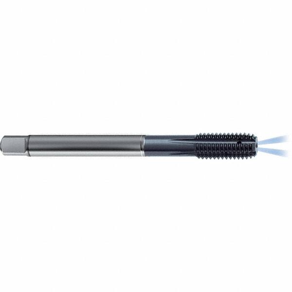 Guhring - 3/8-24 UNF 2BX H7/H8 Thread Limit Modified Bottoming Thread Forming Tap - High Speed Steel, TiCN Finish, 3.543" OAL, Right Hand Thread, Series 4380 - Caliber Tooling