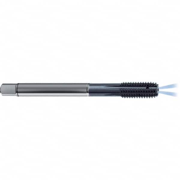 Guhring - 7/16-20 UNF 2BX H8/H9 Thread Limit Modified Bottoming Thread Forming Tap - High Speed Steel, TiCN Finish, 3.937" OAL, Right Hand Thread, Series 4380 - Exact Industrial Supply