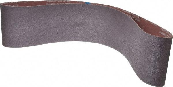 Norton - 6" Wide x 60" OAL, 36 Grit, Aluminum Oxide Abrasive Belt - Aluminum Oxide, Very Coarse, Coated, X Weighted Cloth Backing, Series R228 - Caliber Tooling