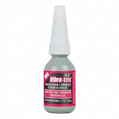 Vibra-Tite - 10 mL Bottle, Red, High Temp/High Strength Threadlocker - Caliber Tooling