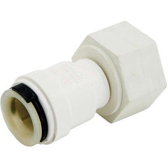 Push-To-Connect Tube Fitting: Female Union, 1/2 X 3/4 FNPS″ OD Polyethersulphone, 200 psi