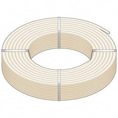 Mueller Industries - 0.862" ID x 1-1/8" OD, 100' Long, PEX-A Tube - Natural with Blue Print, 100 Max psi - Caliber Tooling