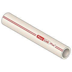 Mueller Industries - 0.671" ID x 7/8" OD, 20' Long, PEX-A Tube - Natural with Red Print, 100 Max psi - Caliber Tooling