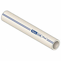 Mueller Industries - 0.862" ID x 1-1/8" OD, 100' Long, PEX-A Tube - Natural with Blue Print, 100 Max psi - Caliber Tooling