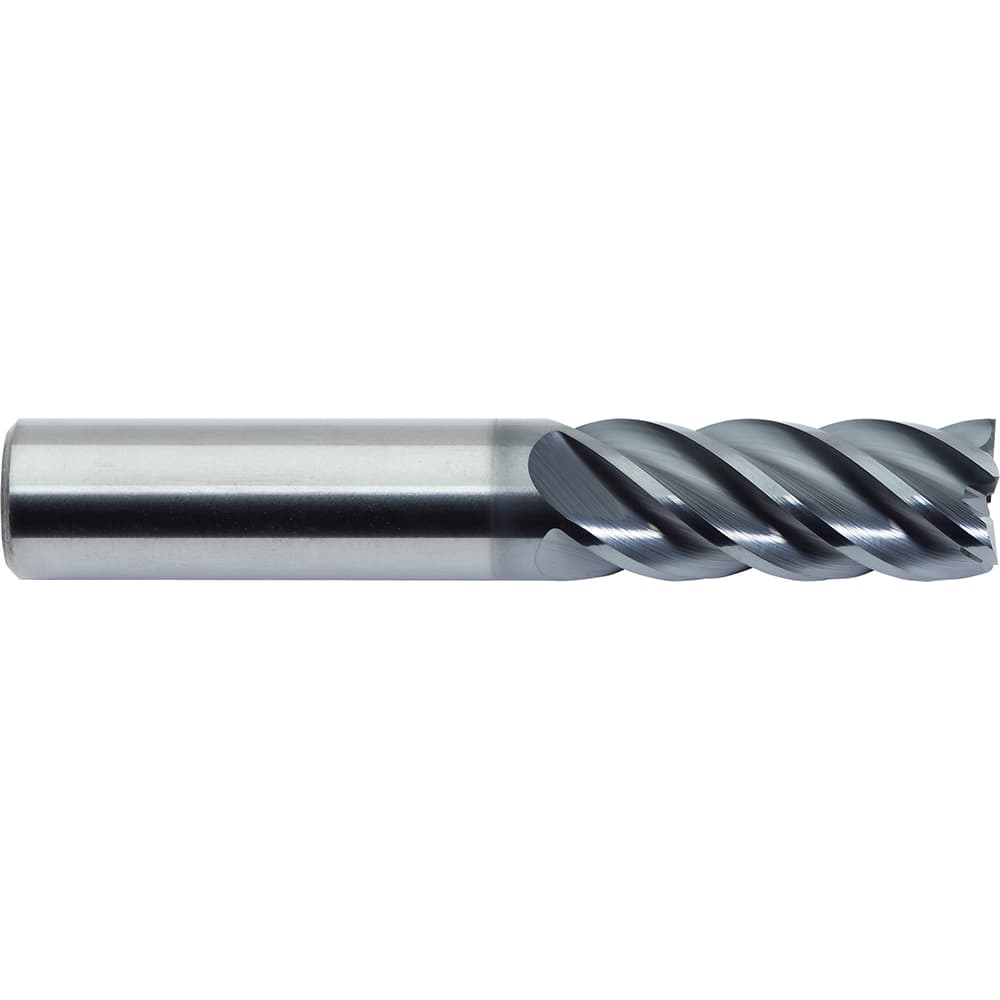 M.A. Ford - Square End Mills; Mill Diameter (Inch): 3/4 ; Mill Diameter (Decimal Inch): 0.7500 ; Number of Flutes: 5 ; Length of Cut (Inch): 2-3/8 ; Length of Cut (Decimal Inch): 2.3750 ; Material: Solid Carbide - Exact Industrial Supply