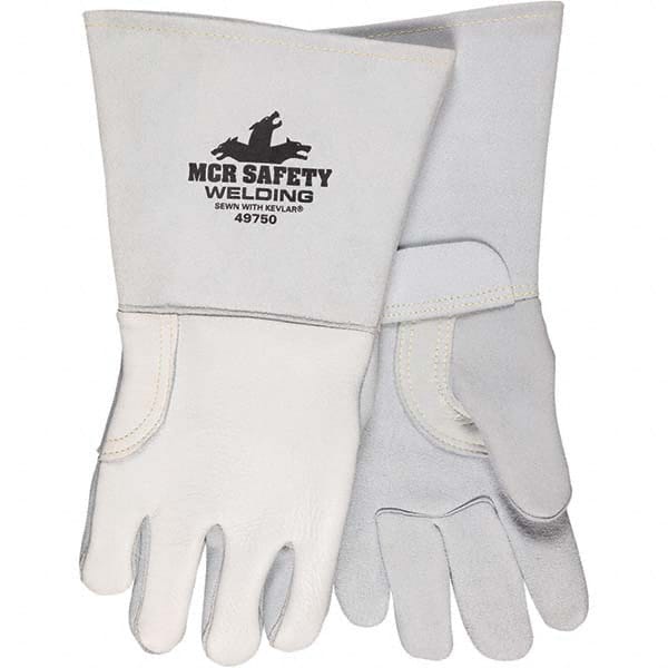 MCR Safety - Size M Foam Lined Elkskin Welding Glove - Caliber Tooling