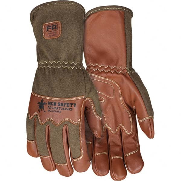 MCR Safety - Size XL Goatskin Work Gloves - Caliber Tooling