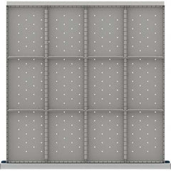 LISTA - 12-Compartment Drawer Divider Layout for 3.15" High Drawers - Caliber Tooling