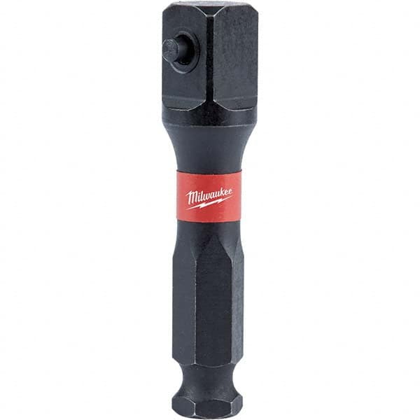 Milwaukee Tool - Socket Adapters & Universal Joints Type: Impact Adapter Male Size: 7/16 Socket Drive to 1/2 Hex - Caliber Tooling