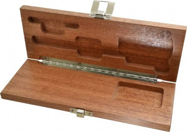 TESA Brown & Sharpe - Wood Caliper Case - 1 Piece, For Use with T-Bar Depth Base Attachments & Tri-Cal Universal Vernier Calipers - Caliber Tooling