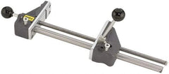 Heinrich - 12-3/4" Jaw Opening Capacity x 3" Throat Depth, Horizontal Drill Press Vise - 5-21/32" Wide x 1-3/4" High Jaw, Stationary Base, Standard Speed, 20-1/2" OAL x 1-3/4" Overall Height - Caliber Tooling