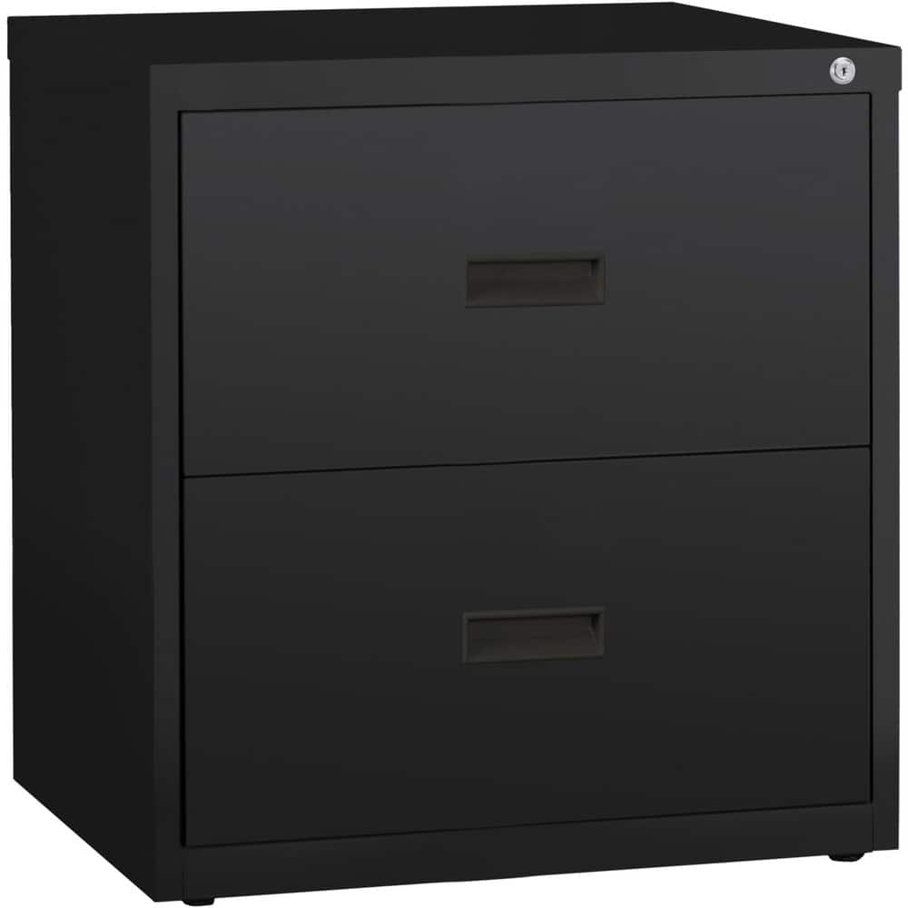 File Cabinets & Accessories; File Cabinet Type: Horizontal; Color: Black; Material: Steel; Number Of Drawers: 2.000