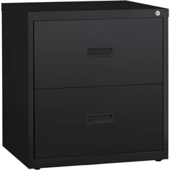 File Cabinets & Accessories; File Cabinet Type: Horizontal; Color: Black; Material: Steel; Number Of Drawers: 2.000