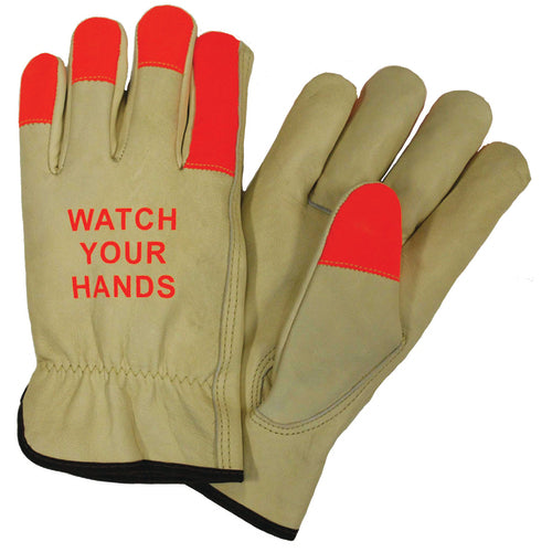 Select Grain Cowhide Leather Drivers Gloves Medium - Caliber Tooling