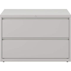 File Cabinets & Accessories; File Cabinet Type: Horizontal; Color: Light Gray; Material: Steel; Number Of Drawers: 2.000