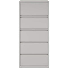 File Cabinets & Accessories; File Cabinet Type: Horizontal; Color: Light Gray; Material: Steel; Number Of Drawers: 5.000