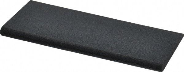 Norton - 4-1/2" Long x 1-3/4" Diam x 1/4" Thick, Silicon Carbide Sharpening Stone - Round Edge Slip, Medium Grade - Caliber Tooling