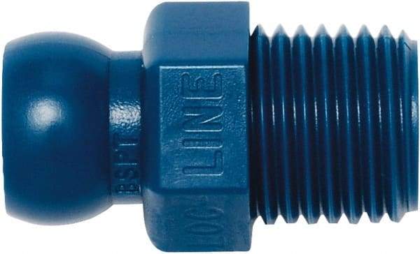 Loc-Line - 1/4" Hose ID, Male to Female Coolant Hose Connector - 1/4" BSPT, For Loc-Line Modular Hose Systems - Caliber Tooling