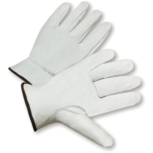 Select Grain Goatskin Leather Drivers Gloves Large - Caliber Tooling