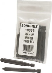 Bondhus - Hex Driver Sets - MP 5/64-1/2" 12PC POWER BIT SET-BONDHUS - Caliber Tooling